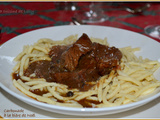 Carbonade à la bière de Noël