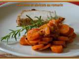 Carottes aux abricots et romarin