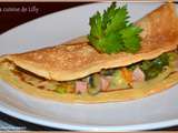 Crêpe farcie aux légumes