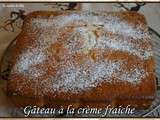 Gâteau à la crème fraîche