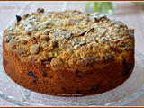 Gâteau streusel aux pommes