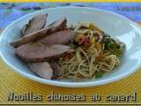 Nouilles chinoises au canard