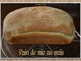 Pain de mie à la farine de maïs