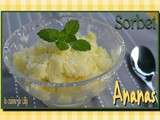 Sorbet ananas