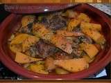 Tagine de veau aux rutabagas et abricots secs