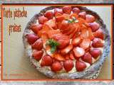 Tarte pistache fraises