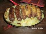 Andouillettes braisées au vin blanc et aux pommes de terre