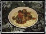 Boulettes de boeuf aux légumes d'été