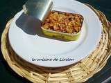 Crumble de sardines en boîte