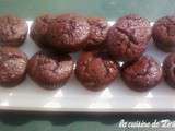 Mini fondants chocolat betterave