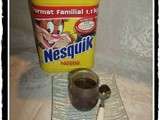 Petits pots au Nesquik