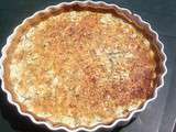 Quiche à la brousse aux fanes de carottes