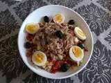 Salade de tomates et de poivrons à la tunisienne