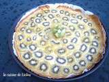 Tarte kiwi chocolat blanc de Sandrine