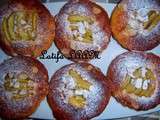 Mini cakes aux fruits (Pommes, bananes et prunes)