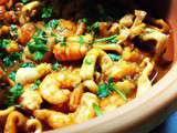 Chermoula aux crevettes et calamars