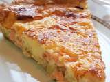 Quiche au saumon fumé et aux poireaux