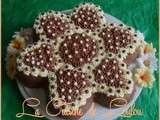 Daisy cake aux amandes et au chocolat