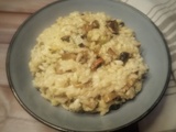 Risotto sans vin aux champignons