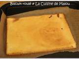 Biscuit ou gâteau roulé, une génoise qui se roule