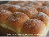 Brioche buchty, peu sucrée et très moelleuse