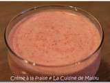 Crème à la fraise, un dessert simple et ultra-rapide