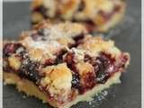 Crumble bars à la confiture des baies de la forêt (l'Epicurien)