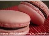 Macaron chocolat noir et framboise, le mariage parfait ! (spécial fête des mères)