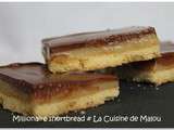 Millionaire shortbread ou le twix maison (caramel shortbread)