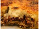 Moussaka grecque à la viande de boeuf