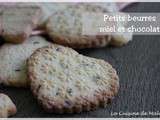 Petits beurres au miel et chocolat (+ test Rolling Pins Design de Juliette)