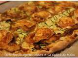 Tarte fine courgettes-chèvre, un délice