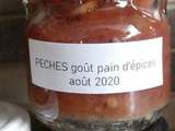 Confiture pêche goût pain d'épices au compact cook pro - Gigi cuisine pour vous