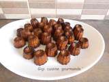 Mini cannelés au chocolat - Gigi cuisine pour vous