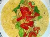 Wraps de poulet au curry