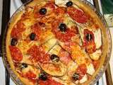 Tarte aubergine/tomate