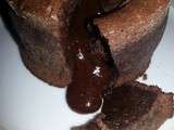 Fondant au chocolat coeur coulant