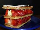 Mille-feuille fraises vanille façon Ladurée