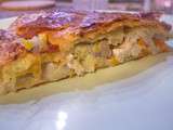 Tourte aux légumes et au poulet