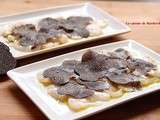 Carpaccio de Saint Jacques aux truffes