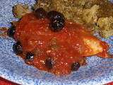 Poulet sauce tomate et oignons