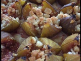 Crumble figues, noisettes et miel