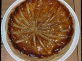 Galette des rois nougat-framboises