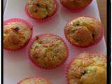 Muffins rhubarbe aux pépites de chocolat