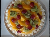 Tarte aux fruits exotiques