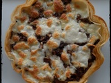 Tarte croustillante aux champignons