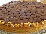 Tarte façon snickers