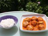 Boulettes de porc au curry