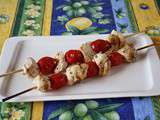 Brochettes de poulet - Tomates cerises