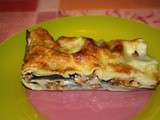 Lasagnes aux girolles et aubergines